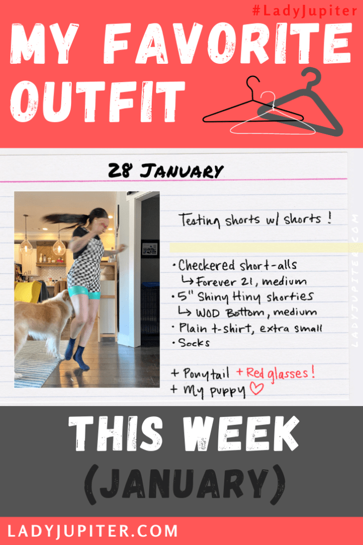 Outfits of the Day, Q1! Here's what I wore this quarter. I'm a recovering perfectionist and here's what I like to wear. #LadyJupiter #OOTD #DailyOutfits #January