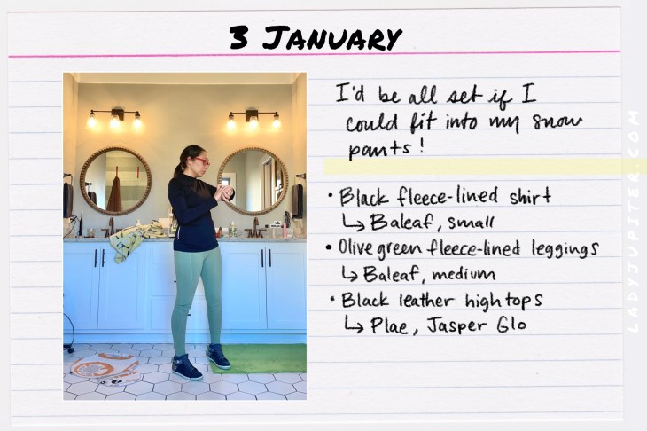 Outfits of the Day, Q1! Here's what I wore this quarter. I'm a recovering perfectionist and here's what I like to wear. #LadyJupiter #OOTD #DailyOutfits #January