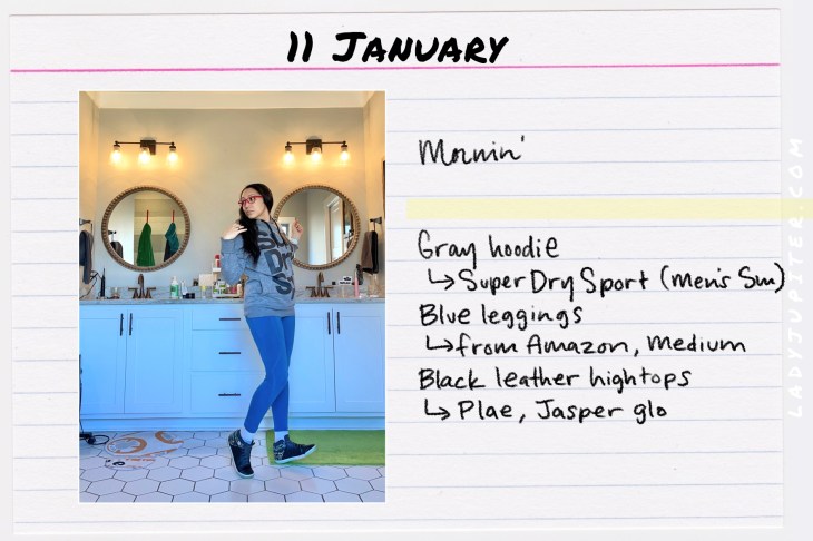 Outfits of the Day, Q1! Here's what I wore this quarter. I'm a recovering perfectionist and here's what I like to wear. #LadyJupiter #OOTD #DailyOutfits #January