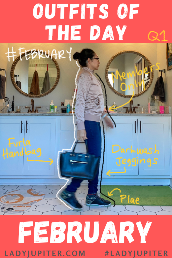 Outfits of the Day, Q1! Here's what I wore this quarter. I'm a recovering perfectionist and here's what I like to wear. #LadyJupiter #OOTD #DailyOutfits #February