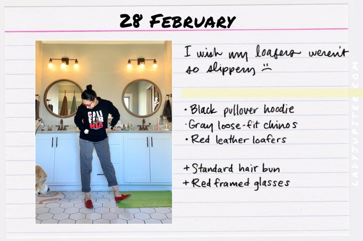 Outfits of the Day, Q1! Here's what I wore this quarter. I'm a recovering perfectionist and here's what I like to wear. #LadyJupiter #OOTD #DailyOutfits #February