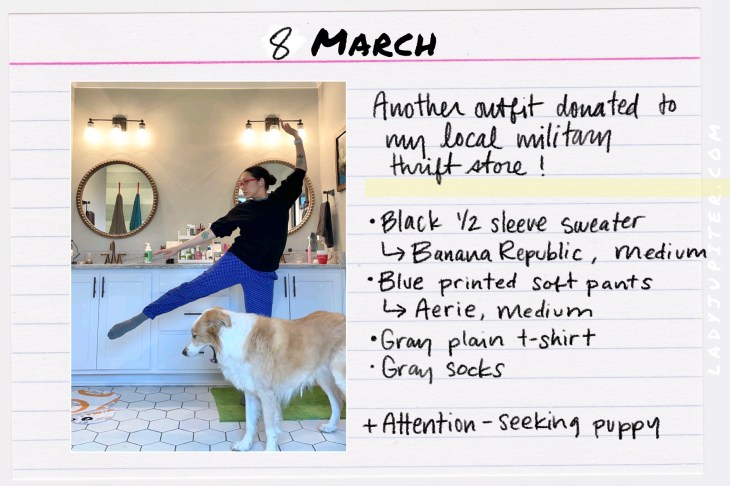 Outfits of the Day, Q1! Here's what I wore this quarter. I'm a recovering perfectionist and here's what I like to wear. #LadyJupiter #OOTD #DailyOutfits #March