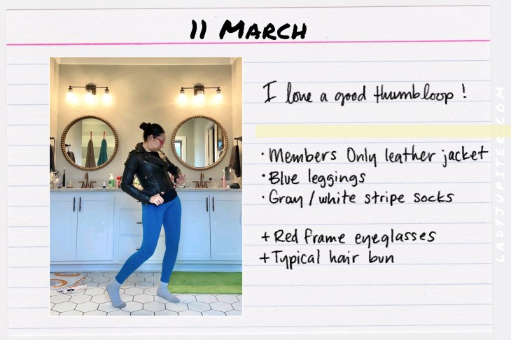 Outfits of the Day, Q1! Here's what I wore this quarter. I'm a recovering perfectionist and here's what I like to wear. #LadyJupiter #OOTD #DailyOutfits #March #MembersOnly