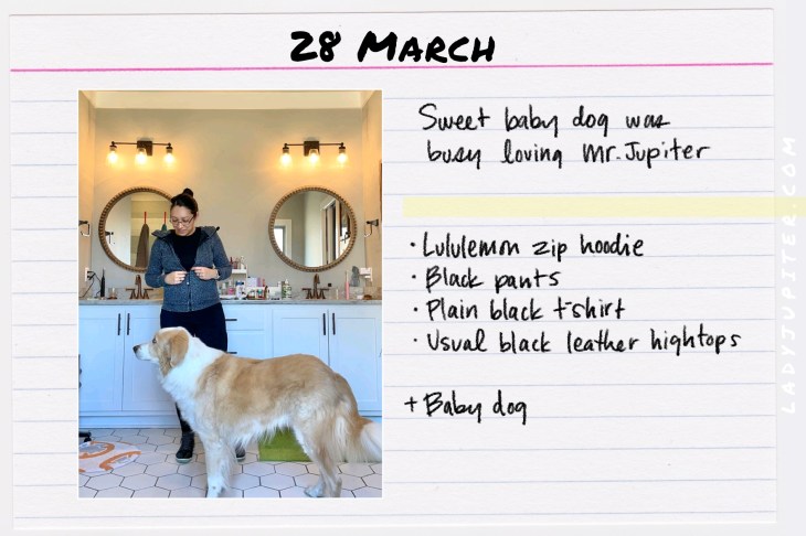Outfits of the Day, Q1! Here's what I wore this quarter. I'm a recovering perfectionist and here's what I like to wear. #LadyJupiter #OOTD #DailyOutfits #March #Lululemon