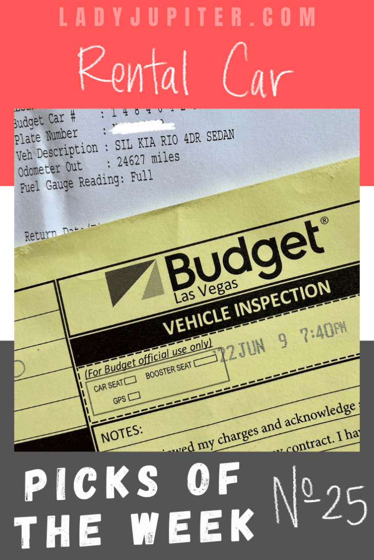 Week № 25 reflects on some greatest hits on a celebration weekend. #LadyJupiter #PicksoftheWeek #rentalcar #drivemyself