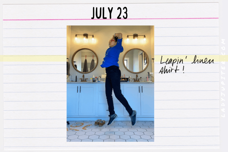 Outfits of the Day, Q3! Here's what I wore this quarter. I'm finally shrinking back down to my pre-pregnancy size 👏👏#LadyJupiter #OOTD #DailyOutfits #July #Q3 #WomenWithADHD #Late30s