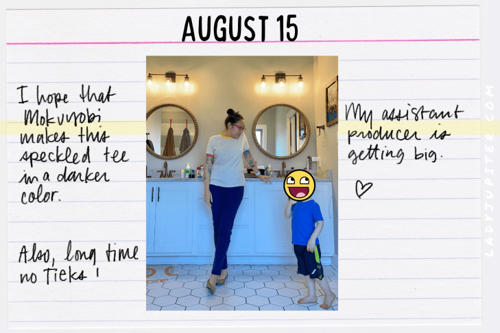 Outfits of the Day, Q3! I'm shrinking my body and wardrobe at the same time. #LadyJupiter #OOTD #DailyOutfits #August #Q3 #WomenWithADHD #Late30s