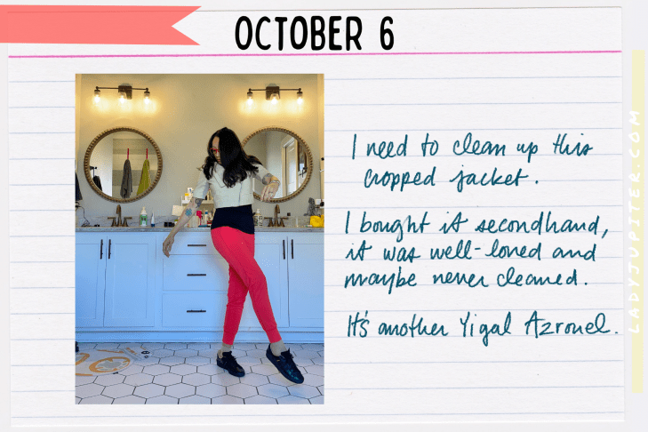 Outfits of the Day, Q4! The public closet of a hobby podcaster. #LadyJupiter #OOTD #DailyOutfits #October #Q4 #WomenWithADHD #Late30s