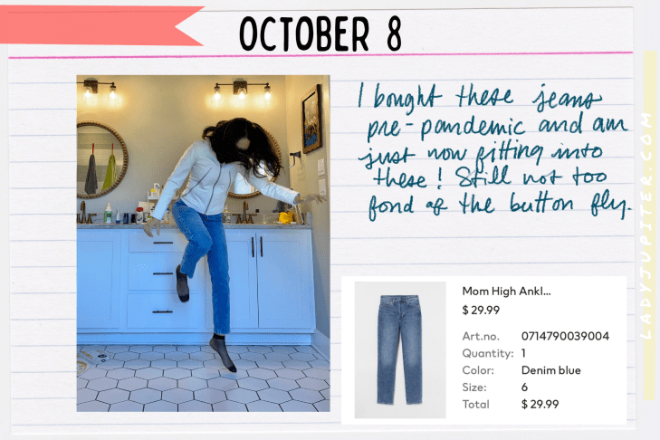 Outfits of the Day, Q4! The public closet of a hobby podcaster. #LadyJupiter #OOTD #DailyOutfits #October #Q4 #WomenWithADHD #Late30s