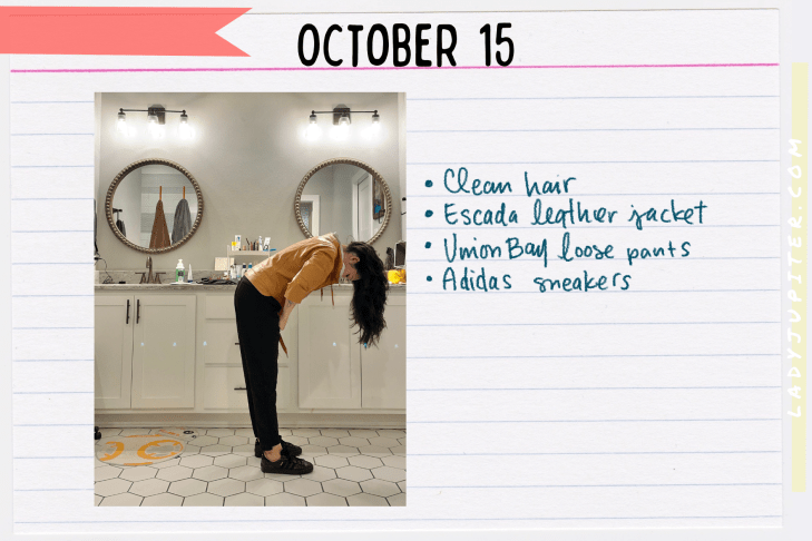 Outfits of the Day, Q4! The public closet of a hobby podcaster. #LadyJupiter #OOTD #DailyOutfits #October #Q4 #WomenWithADHD #Late30s