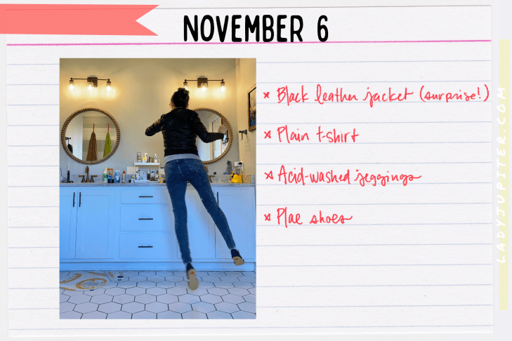 Outfits of the Day, Q4! The public closet of a hobby podcaster. #LadyJupiter #OOTD #DailyOutfits #November #Q4 #WomenWithADHD #Late30s