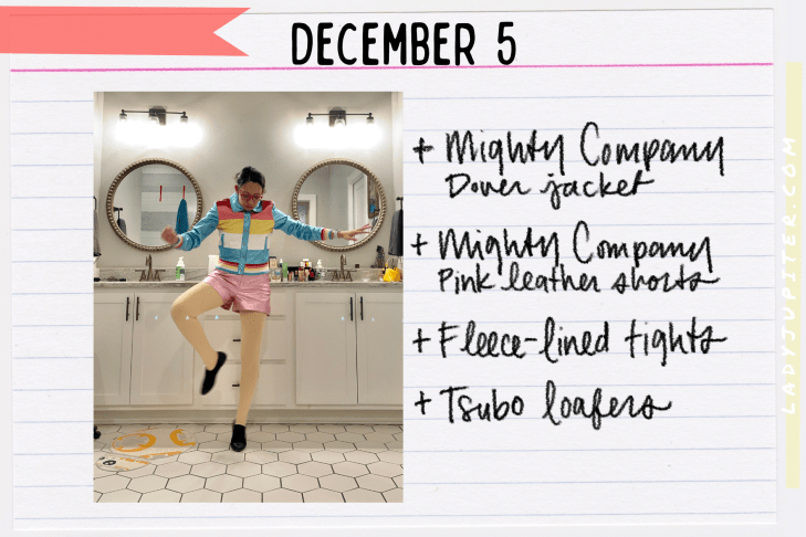 Outfits of the Day, Q4! The public closet of a hobby podcaster. #LadyJupiter #OOTD #DailyOutfits #December #Q4 #ParentsWithADHD #Late30s