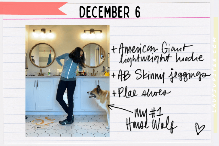 Outfits of the Day, Q4! The public closet of a hobby podcaster. #LadyJupiter #OOTD #DailyOutfits #December #Q4 #ParentsWithADHD #Late30s