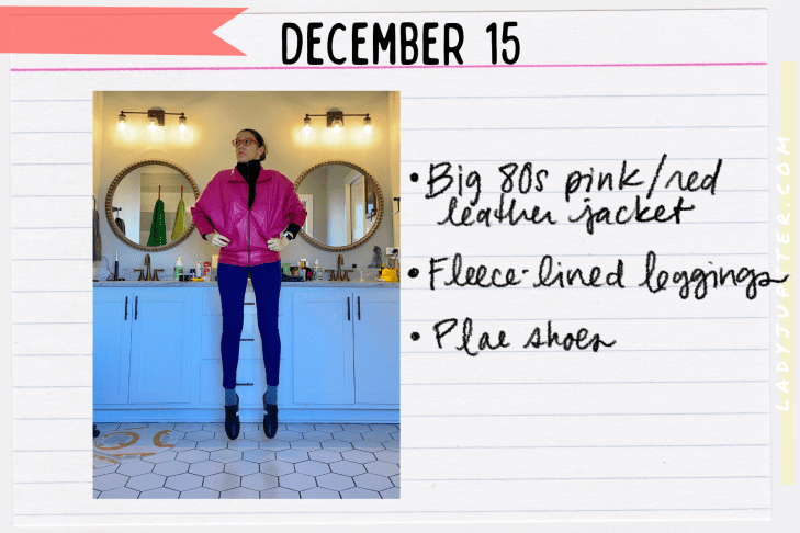 Outfits of the Day, Q4! The public closet of a hobby podcaster. #LadyJupiter #OOTD #DailyOutfits #December #Q4 #ParentsWithADHD #Late30s