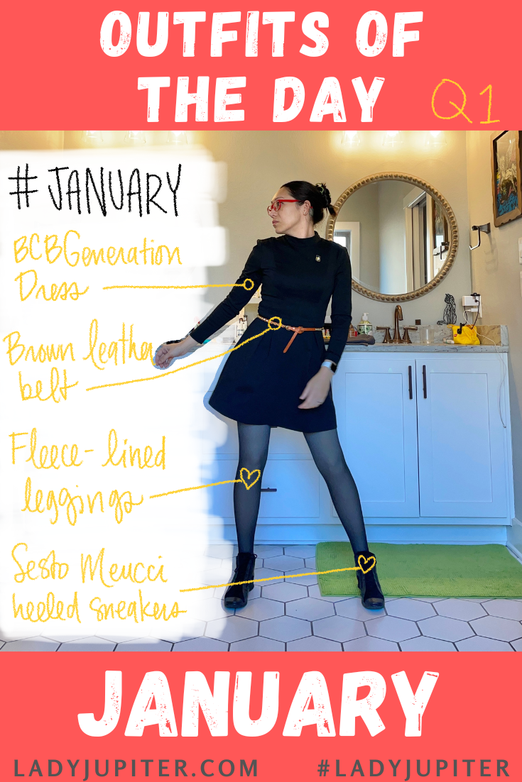 Outfits of the Day, Q1! Daily outfits of a lady who overshares everything. #LadyJupiter #OOTD #DailyOutfits #January #Q1 #Late30s #Milspouse