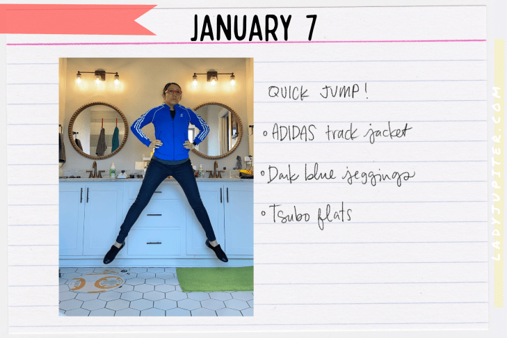 Outfits of the Day, Q1! Daily outfits of a lady who overshares everything. #LadyJupiter #OOTD #DailyOutfits #January #Q1 #Late30s #Milspouse