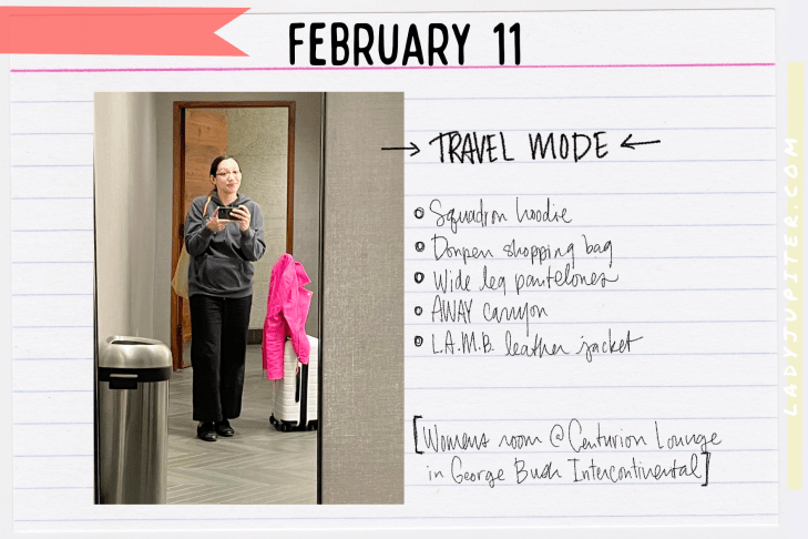 Outfits of the Day, Q1! Daily outfits of a milspo who likes traveling once in a while. #LadyJupiter #OOTD #DailyOutfits #February #Q1 #Late30s #Milspouse #AFwife