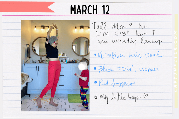 Outfits of the Day, Q1! Daily outfits of a stay at home mom who is super motivated to keep shrinking; insulin matters! #LadyJupiter #OOTD #DailyOutfits #March #Q1 #38F #prediabetic