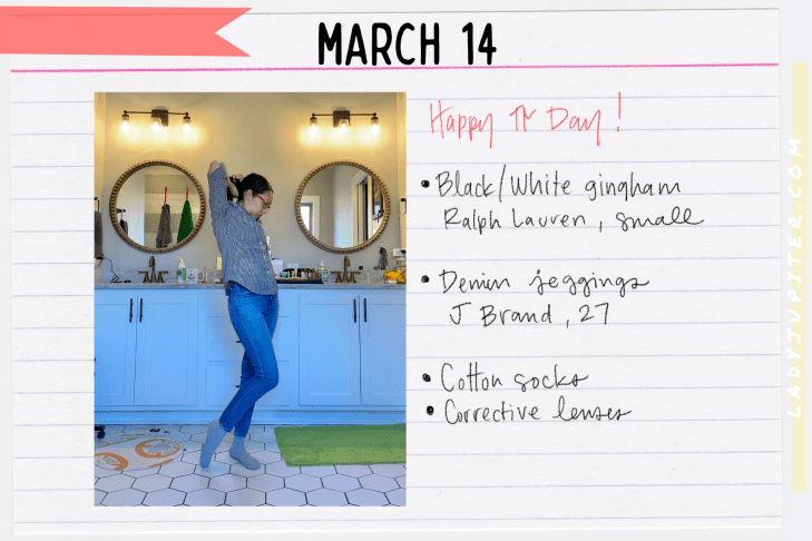Outfits of the Day, Q1! Daily outfits of a stay at home mom who is super motivated to keep shrinking; insulin matters! #LadyJupiter #OOTD #DailyOutfits #March #Q1 #38F #prediabetic