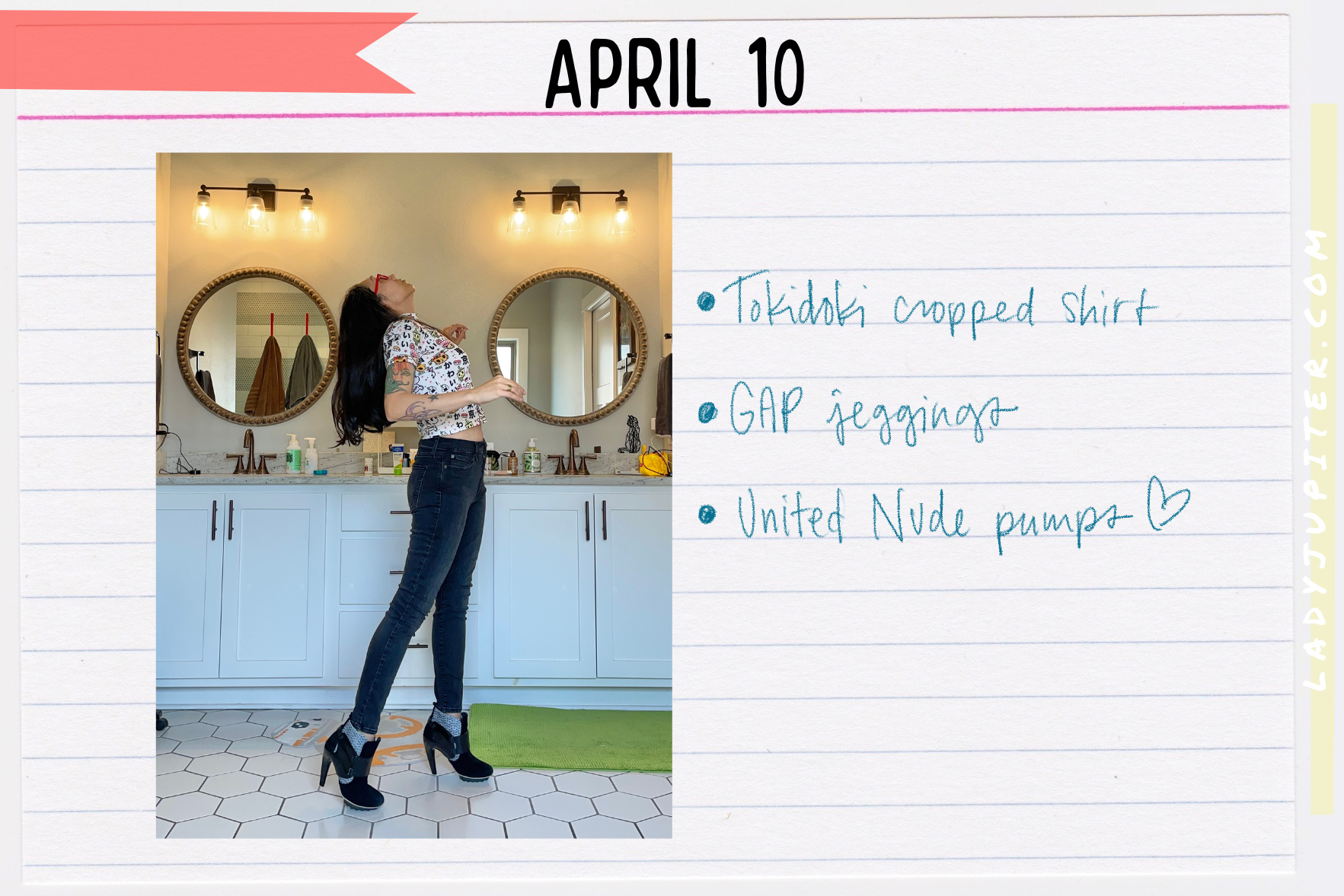 Outfits of the Day, Q2! International relocation = forced capsule wardrobe. I need a bigger suitcase. #LadyJupiter #OOTD #April #Q2 #38F #SAHM