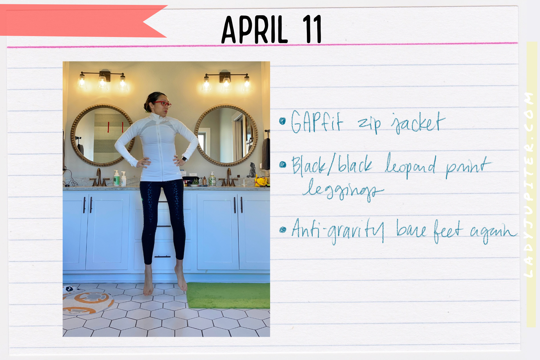 Outfits of the Day, Q2! International relocation = forced capsule wardrobe. I need a bigger suitcase. #LadyJupiter #OOTD #April #Q2 #38F #SAHM