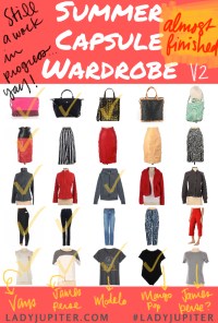 This maximalist needs to live out of a suitcase for several weeks, so it's time to REALLY use a capsule wardrobe. I need a second suitcase for shoes already! #LadyJupiter #CapsuleWardrobe #SummerCapsule #PackingAnxiety #Anxiety