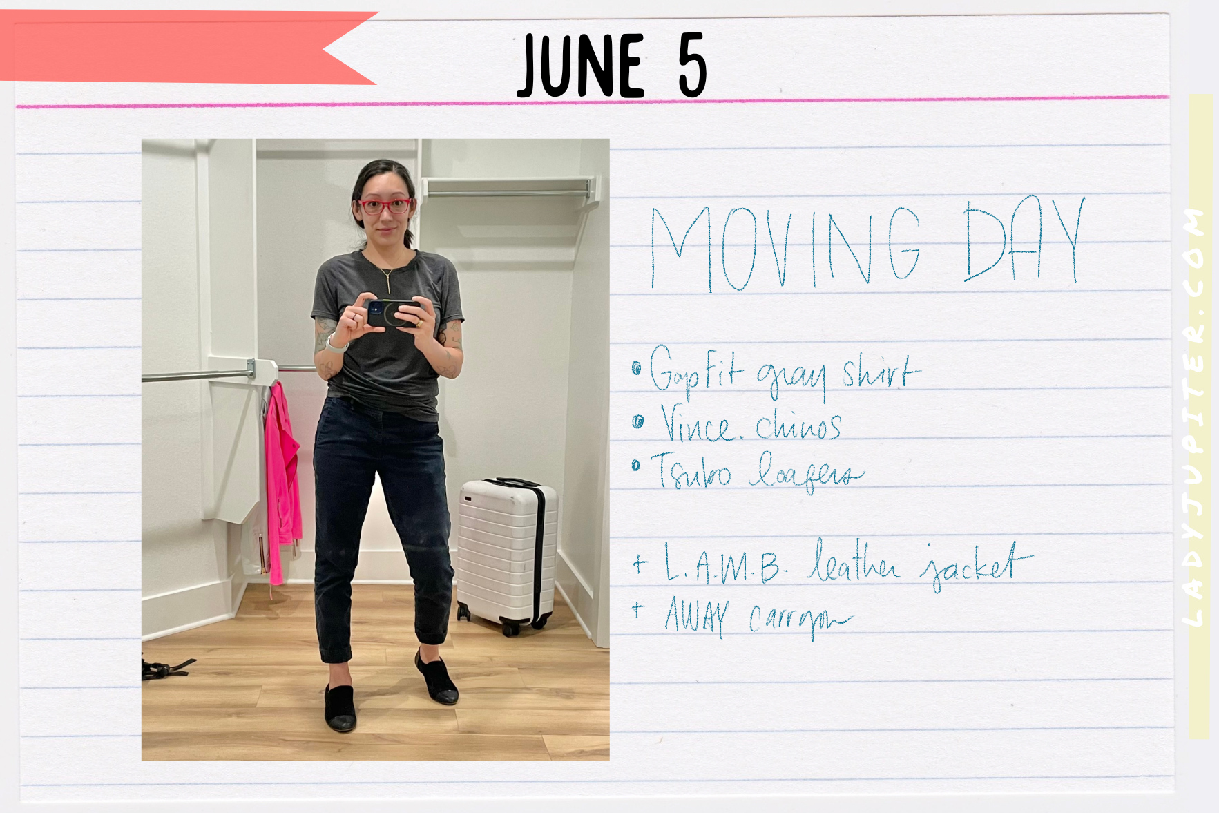 Outfits of the Day, Q2! International relocation = capsule wardrobe. #LadyJupiter #OOTD #June #Q2 #39F #Arkansas #PCSing #MOVINGDAY